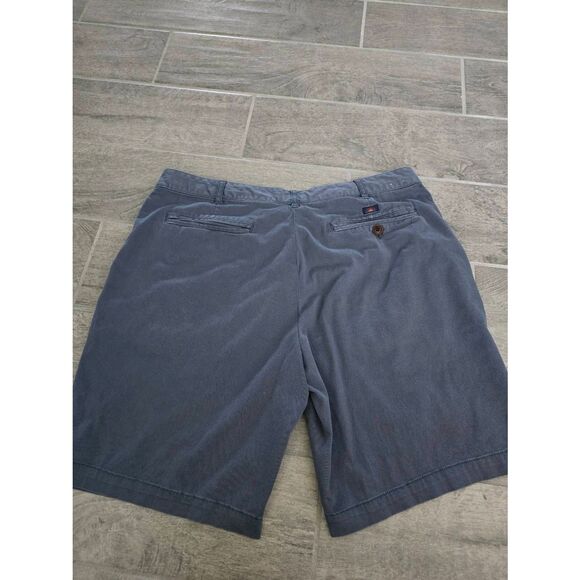 Men's Faherty Chino Shorts Size 36 Blue Gray - Picture 9 of 10